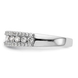 14k White Gold 1 carat Lab Grown Diamond VS/SI+ G+ Complete Fashion Band - RM-633A3C67-5616