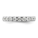 14k White Gold 1 carat Lab Grown Diamond VS/SI+ G+ Complete Wedding Band - RM-28383FA5-2707