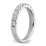 14k White Gold 1 carat Lab Grown Diamond VS/SI+ G+ Complete Wedding Band - RM-28383FA5-2707