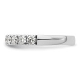 14k White Gold 1 carat Lab Grown Diamond VS/SI+ G+ Complete Wedding Band - RM-65205223-5647