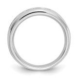 14k White Gold 1 carat Lab Grown Diamond VS/SI+ G+ Nine Stone Complete Fashion band - RM-022ABE51-7600