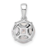 14k White Gold 1 carat Lab Grown Diamond VS/SI+ G+ Round and Marquise Pendant