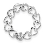14k White Gold 1 Stone Family Pendant Mounting - XM-D9AD6253-4174