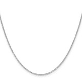 14k White Gold 1.4mm D/C Forzantine Cable Chain - PE-EDD7820F-6912