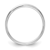 14k White Gold 1/10 carat Lab Grown Diamond VS+ F+ Complete Channel Set Band