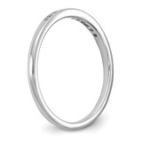 14k White Gold 1/10 carat Lab Grown Diamond VS+ F+ Complete Channel Set Band