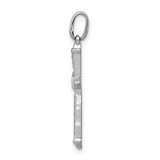 14k White Gold 1/10ct. Diamond Cross Pendant - PM-9EF48C90-2293