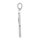 14k White Gold 1/15ct. Diamond Cross Pendant - PM-6E4E9B6A-3977
