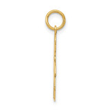 14k .011 Depth Engravable Boy Charm