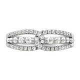14k White Gold 1/2 carat Lab Grown Diamond VS/SI+ G+ Complete Fashion Ring - RM-A14D0D68-7142