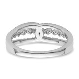 14k White Gold 1/2 carat Lab Grown Diamond VS/SI+ G+ Complete Fashion Ring - RM-A14D0D68-7142