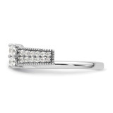 14k White Gold 1/2 carat Lab Grown Diamond VS/SI+ G+ Complete Ring Wrap - RM-08EE4E0C-7444