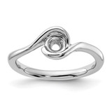 14k White Gold 1/2 carat Lab Grown Diamond VS/SI+ G+ Complete Round Solitaire Engagement Ring