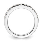 14k White Gold 1/2 carat Lab Grown Diamond VS/SI+ G+ Complete Wedding Band - RM-09203CC4-8023