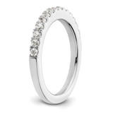 14k White Gold 1/2 carat Lab Grown Diamond VS/SI+ G+ Complete Wedding Band - RM-09203CC4-8023