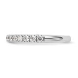 14k White Gold 1/2 carat Lab Grown Diamond VS/SI+ G+ Complete Wedding Band - RM-F61A2627-1097
