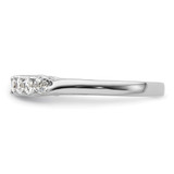 14k White Gold 1/2 carat Lab Grown Diamond VS/SI+ G+ Nine Stone Complete Fashion band - RM-E989414C-3733