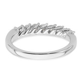 14k White Gold 1/2 carat Lab Grown Diamond VS/SI+ G+ Nine Stone Complete Fashion band - RM-E989414C-3733