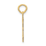 14k .018 Depth Engravable Girl Charm - XM-00439FCF-8138