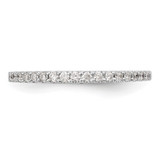 14k White Gold 1/3 carat Lab Grown Diamond VS/SI+ G+ Complete Band - RM-BA94FADA-8688