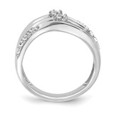 14k White Gold 1/3 carat Lab Grown Diamond VS/SI+ G+ Complete Fashion Ring