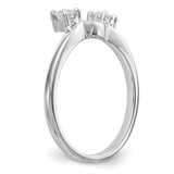 14k White Gold 1/4 carat Lab Grown Diamond VS/SI+ G+ Complete Ring Wrap - RM-CC924FA8-3112