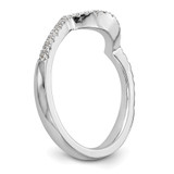 14k White Gold 1/4 carat Lab Grown Diamond VS/SI+ G+ Complete Wedding Band - RM-2AFB87CE-2312