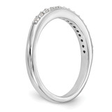 14k White Gold 1/4 carat Lab Grown Diamond VS/SI+ G+ Complete Wedding Band - RM-38ECF1EA-2451