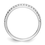 14k White Gold 1/4 carat Lab Grown Diamond VS/SI+ G+ Complete Wedding Band - RM-598600F6-4357