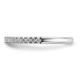 14k White Gold 1/4 carat Lab Grown Diamond VS/SI+ G+ Complete Wedding Band - RM-C1B6B4CF-9075