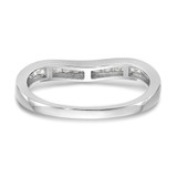 14k White Gold 1/5 carat Lab Grown Diamond VS/SI+ G+ Complete Fashion Band - RM-3262B507-5971