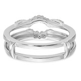 14k White Gold 1/5 carat Lab Grown Diamond VS/SI+ G+ Complete Ring Guard - RM-49AA9FB1-2819