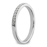 14k White Gold 1/5 carat Lab Grown Diamond VS/SI+ G+ Complete Wedding Band - RM-DEF201B6-1353