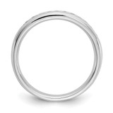 14k White Gold 1/5 carat Lab Grown Diamond VS/SI+ G+ Eleven Stone Complete Channel Set Band