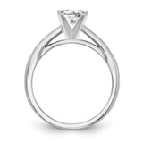 14k White Gold 1/5 carat Lab Grown Diamond VS/SI+ G+ Semi-Mount Pet Set Engagement Ring - RM-F9C0B240-2739
