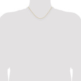 14k .8mm Forzantine Cable Chain - PE-C57FA038-3756