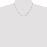 14K White Gold 18 inch 1.2mm Parisian Wheat with Lobster Clasp Chain