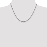 14K White Gold 18 inch 1.4mm Franco with Lobster Clasp Chain