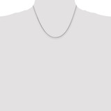 14K White Gold 18 inch 1.6mm Diamond-cut Parisian Wheat with Lobster Clasp Chain