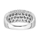 14k White Gold 2 1/2 carat Lab Grown Diamond VS/SI Complete Fashion Band