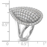 14k White Gold 2 carat Lab Grown Diamond VS/SI+ G+ Complete Fashion Ring - RM-4F72B067-8099