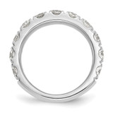 14k White Gold 2 carat Lab Grown Diamond VS/SI+ G+ Complete Wedding Band - RM-086A09DB-3669