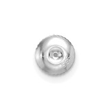 14k White Gold 2 ctw Certified Lab Grown Diamond VS/SI+ G+ Round 4 Prong Heavy Wt. Screwback Stud Earrings