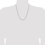 14k White Gold 2.2mm Semi-Solid Beveled Paperclip Chain - BC-5401506B-3167