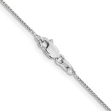 14K White Gold 20 inch .85mm Spiga with Lobster Clasp Chain