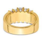 14k 1 carat Lab Grown Diamond VS/SI+ G+ Complete Fashion Band