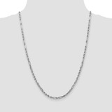 14k White Gold 3.0mm D/C Milano Rope Chain - WM-43CC9E21-6099