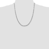 14k White Gold 3.0mm D/C Milano Rope Chain - WM-5EB1C9CC-2192