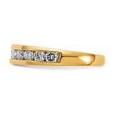 14k 1 carat Lab Grown Diamond VS+ F+ Complete Channel Set Band