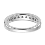 14k White Gold 3/4 carat Lab Grown Diamond VS/SI+ G+ Complete Channel Set Band